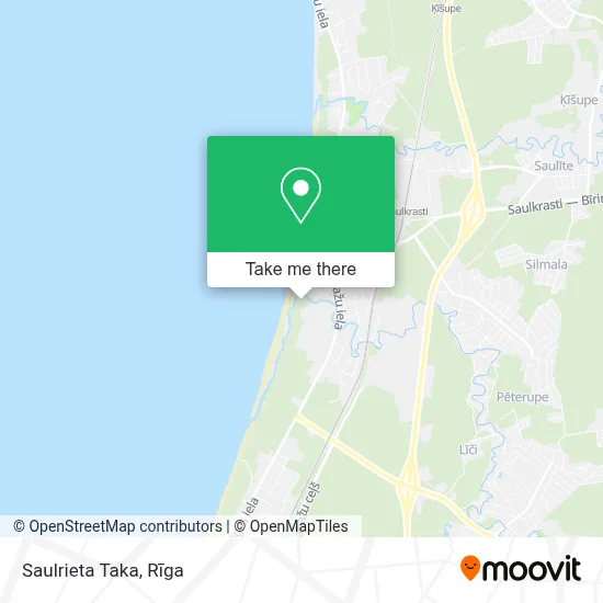 Saulrieta Taka map