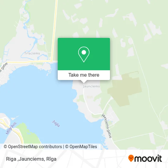 Riga ,Jaunciems map