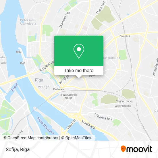Sofija map