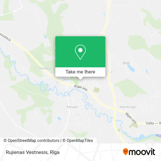 Rujienas Vestnesis map