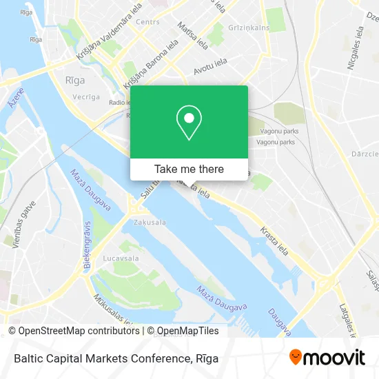 Baltic Capital Markets Conference map