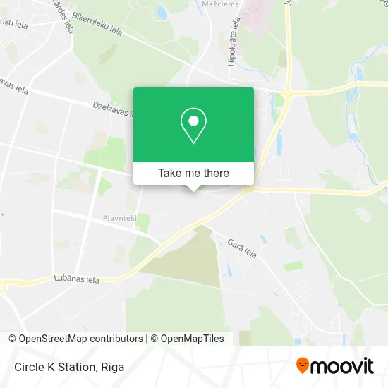 Circle K Station map