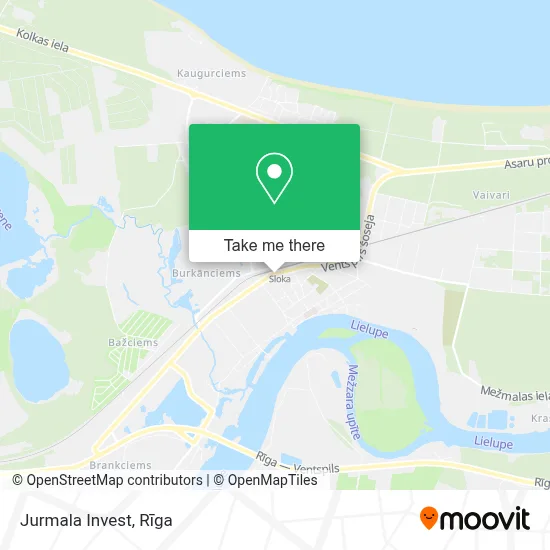 Jurmala Invest map