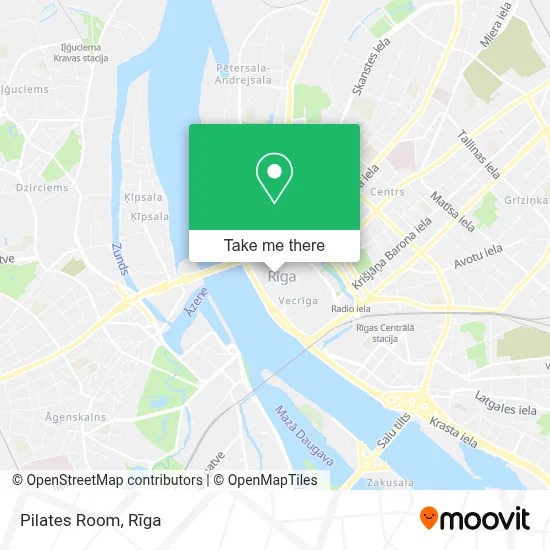 Pilates Room map