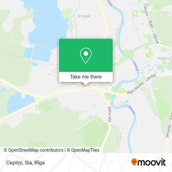 Cepliņi, Sia map