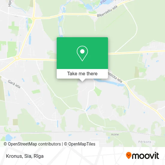 Kronus, Sia map