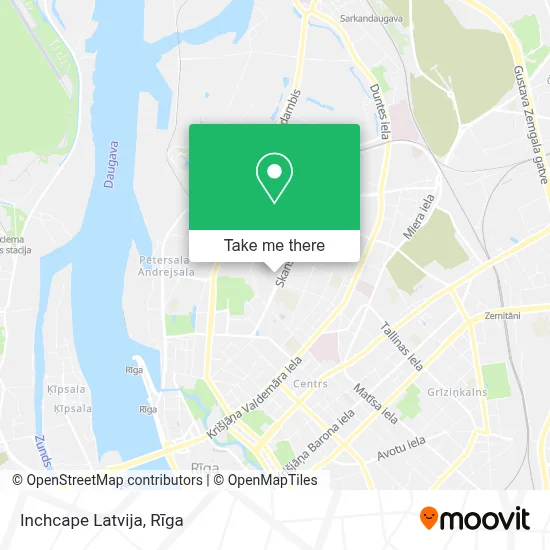 Inchcape Latvija map