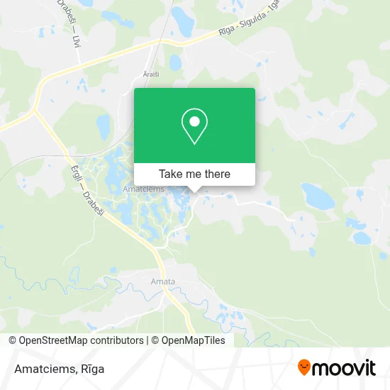 Amatciems map