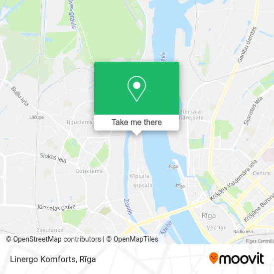 Linergo Komforts map