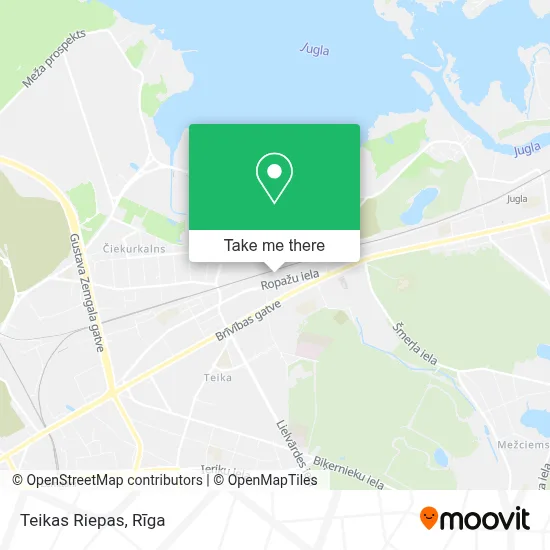 Teikas Riepas map