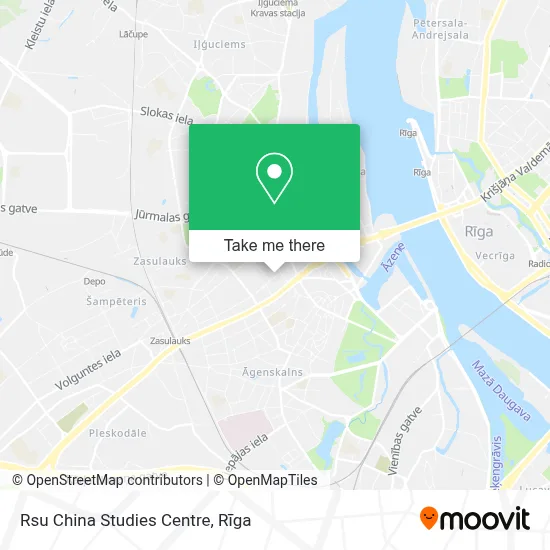 Rsu China Studies Centre map
