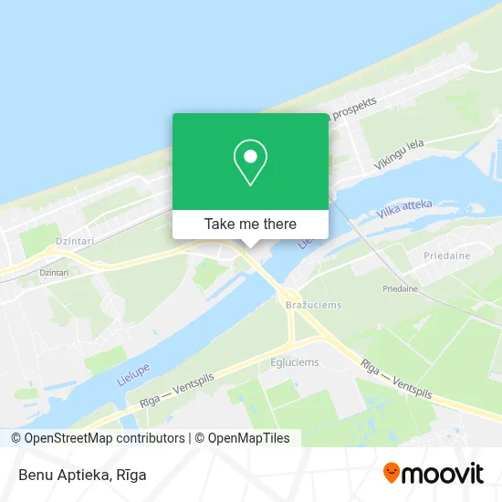 Benu Aptieka map