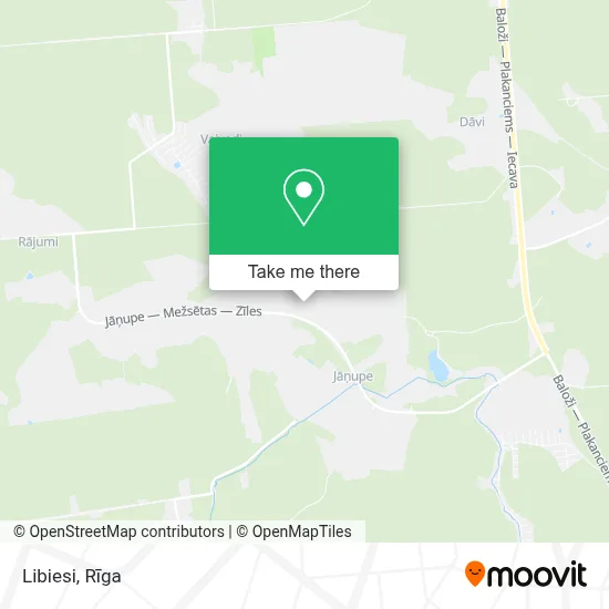 Libiesi map