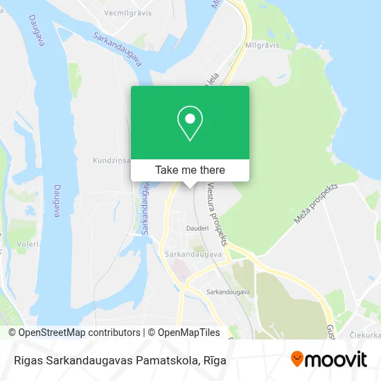 Rigas Sarkandaugavas Pamatskola map
