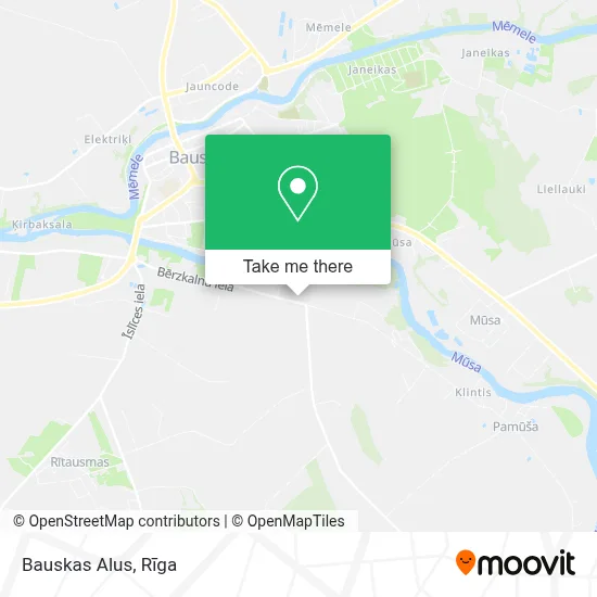 Bauskas Alus map