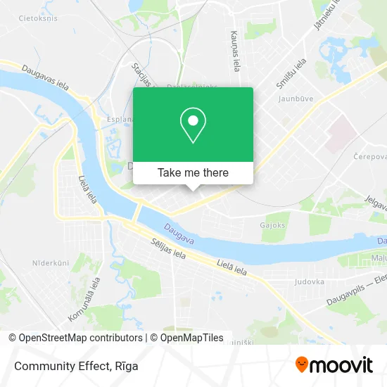 Community Effect map