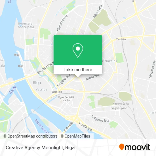 Creative Agency Moonlight map