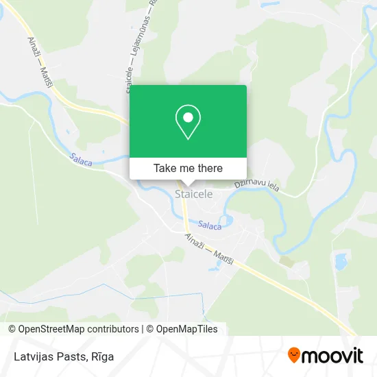 Latvijas Pasts map