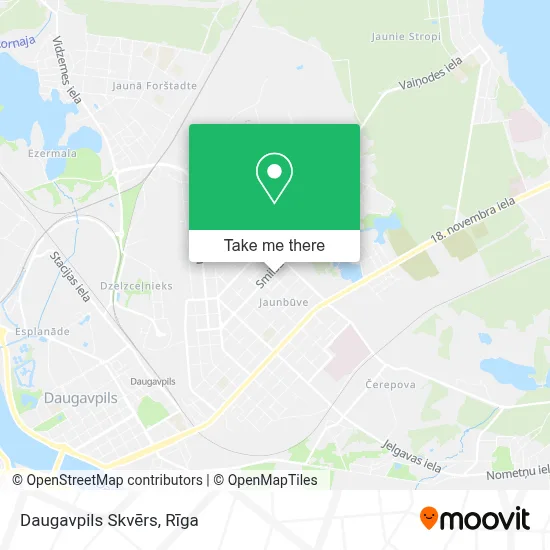 Daugavpils Skvērs map