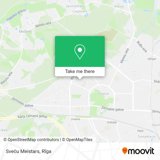 Sveču Meistars map