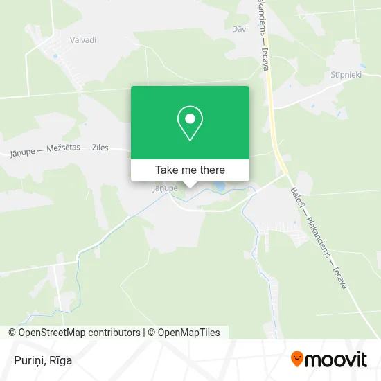 Puriņi map