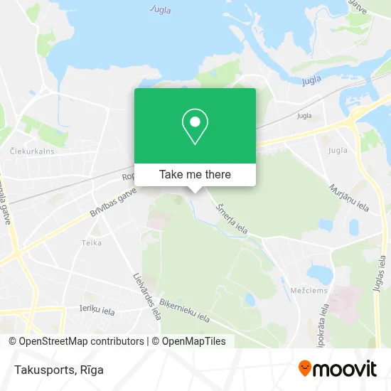 Takusports map