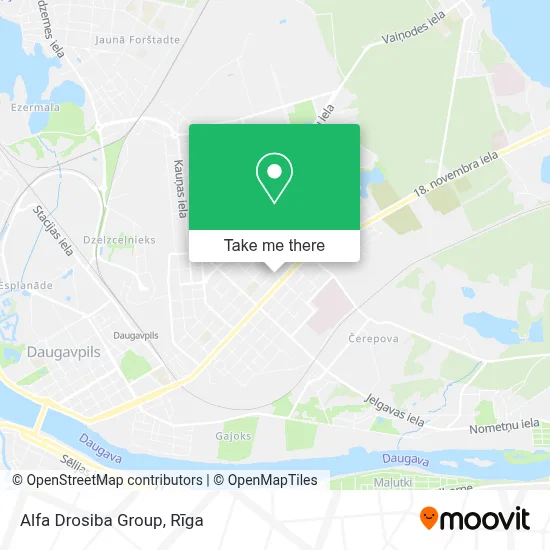 Alfa Drosiba Group map