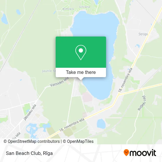 San Beach Club map