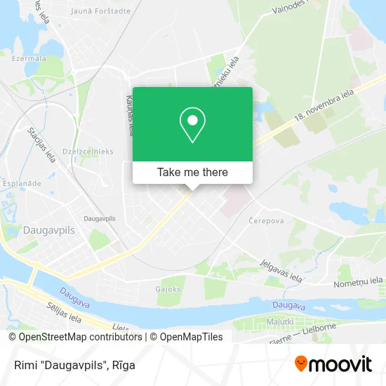Rimi "Daugavpils" map