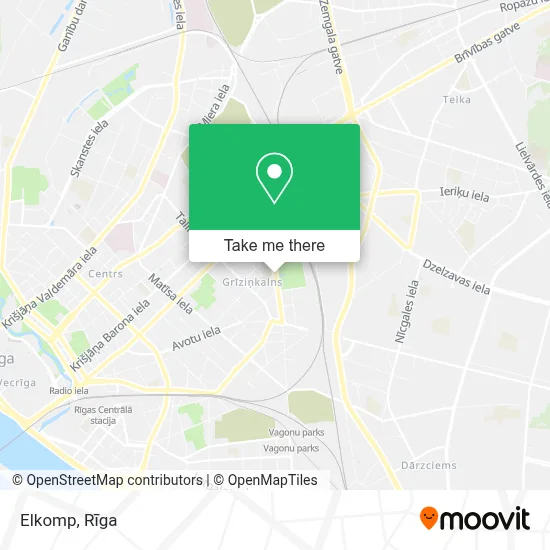 Elkomp map