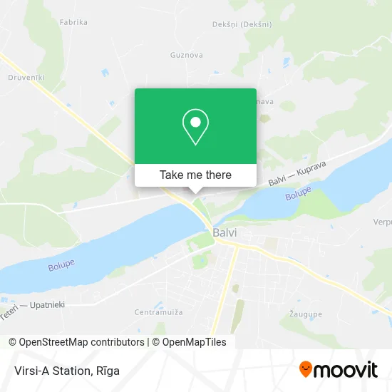 Virsi-A Station map