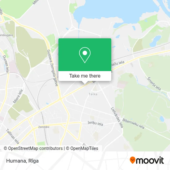 Humana map