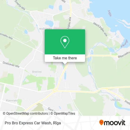 Pro Bro Express Car Wash map