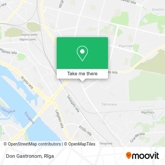Don Gastronom map