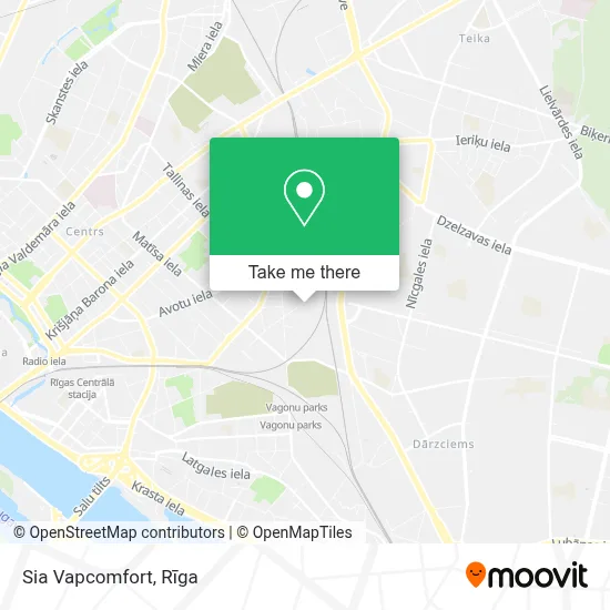 Sia Vapcomfort map