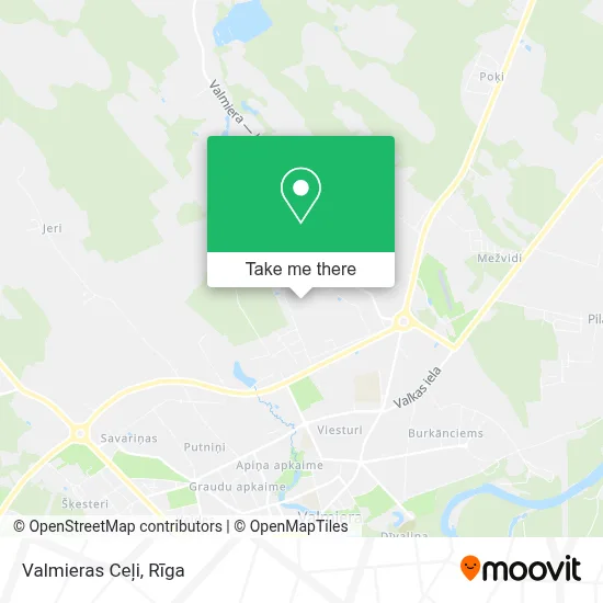 Valmieras Ceļi map
