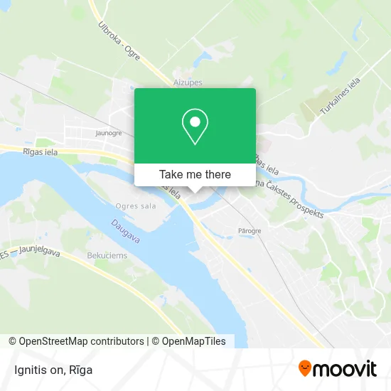 Ignitis on map