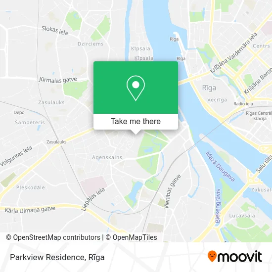 Parkview Residence map