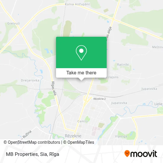 MB Properties, Sia map