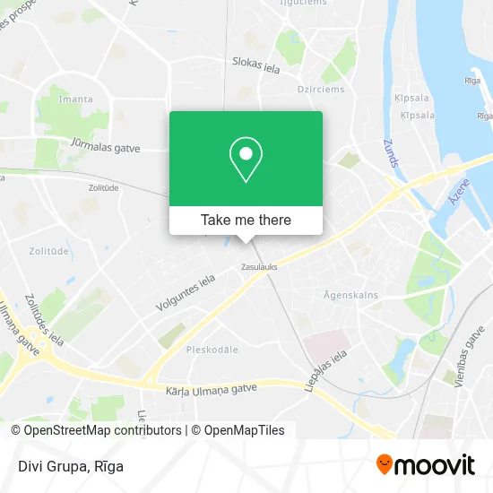 Divi Grupa map