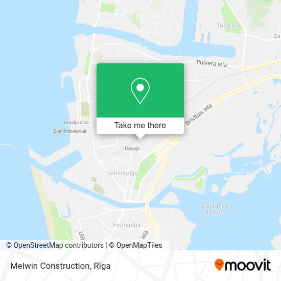 Melwin Construction map