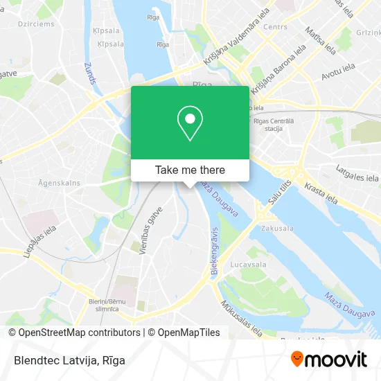 Blendtec Latvija map