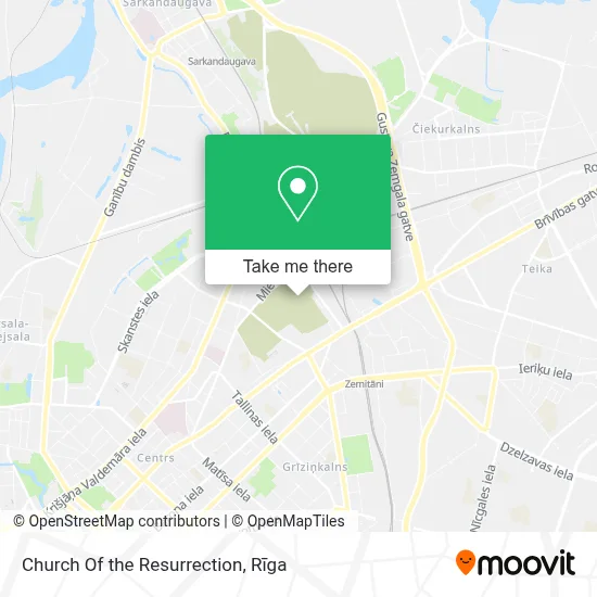 Church Of the Resurrection map