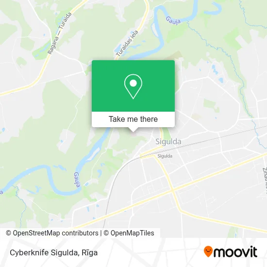 Cyberknife Sigulda map