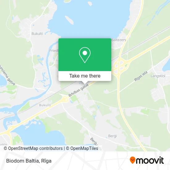 Biodom Baltia map