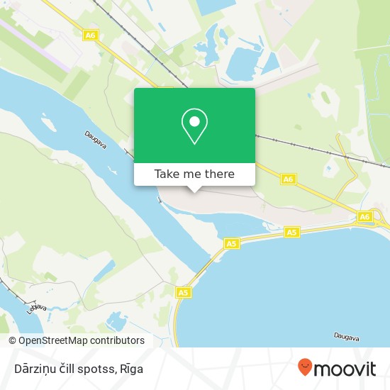 Dārziņu čill spotss map