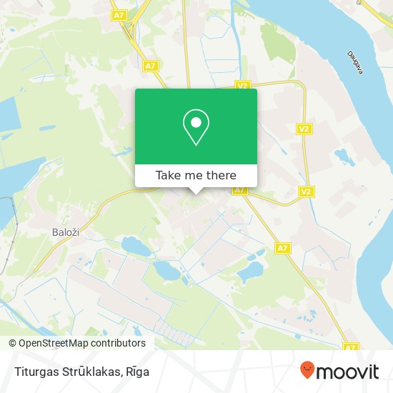 Titurgas Strūklakas map