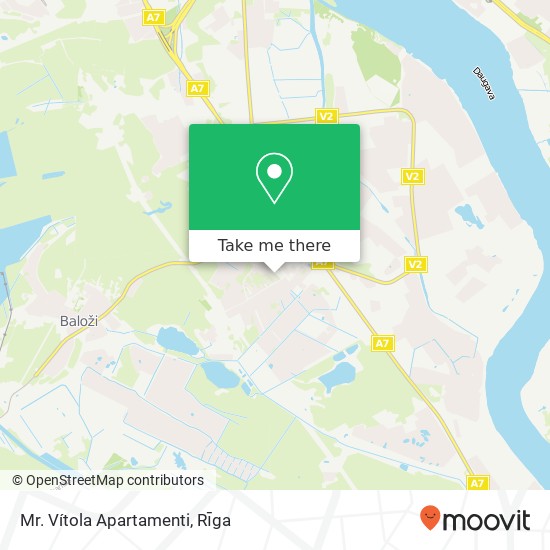 Mr. Vítola Apartamenti map