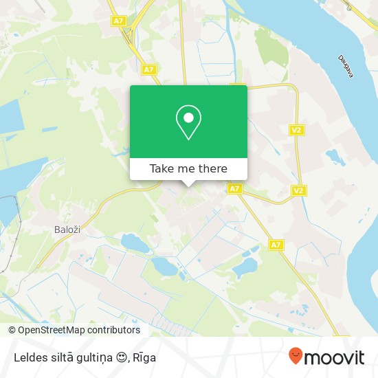 Leldes siltā gultiņa 😍 map