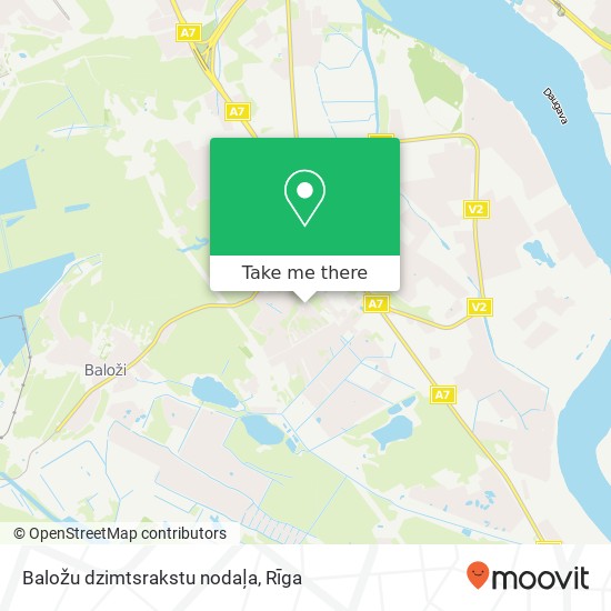 Baložu dzimtsrakstu nodaļa map